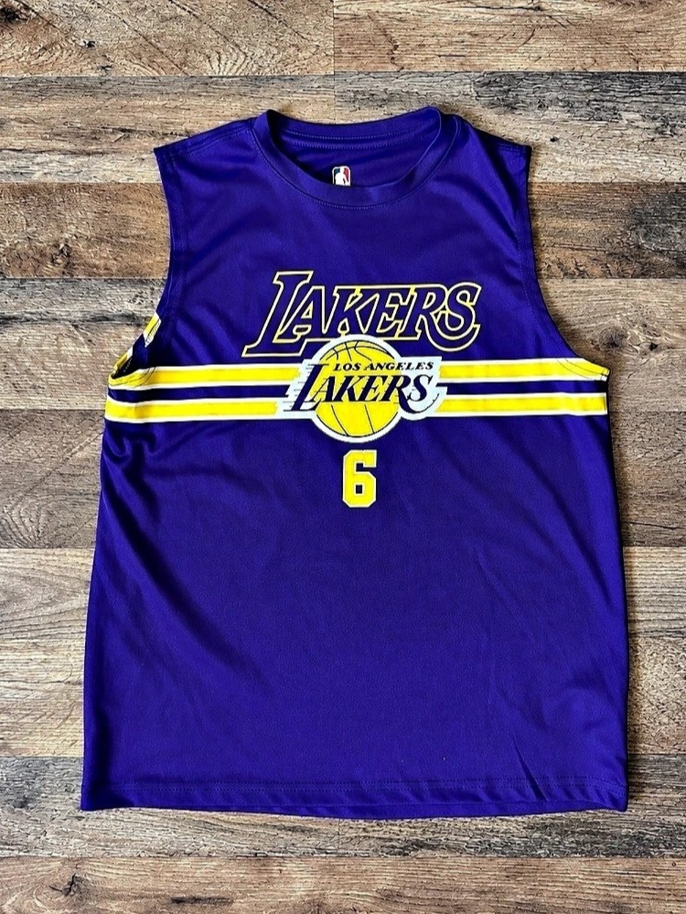 NBA Los Angeles Lakers LeBron James #6 Youth Large 14–16 Basketball Tank Top